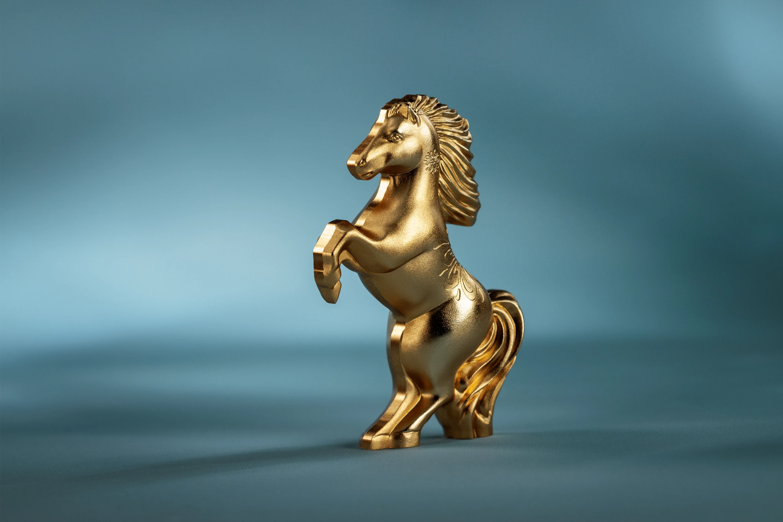 Wild Gilded Horse